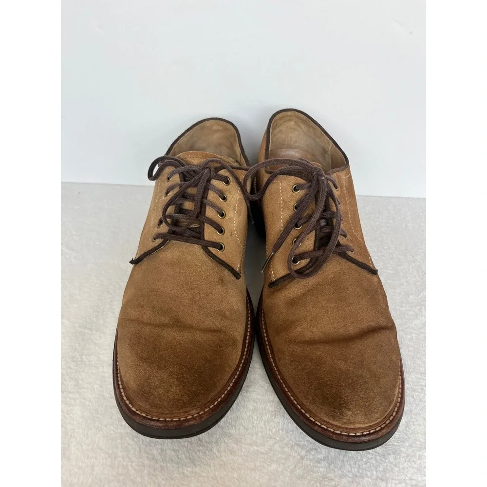 UGG Jovin Oxford Men's 11 Chestnut Buck Suede Derby Shoes Comfort Treadlite Lace